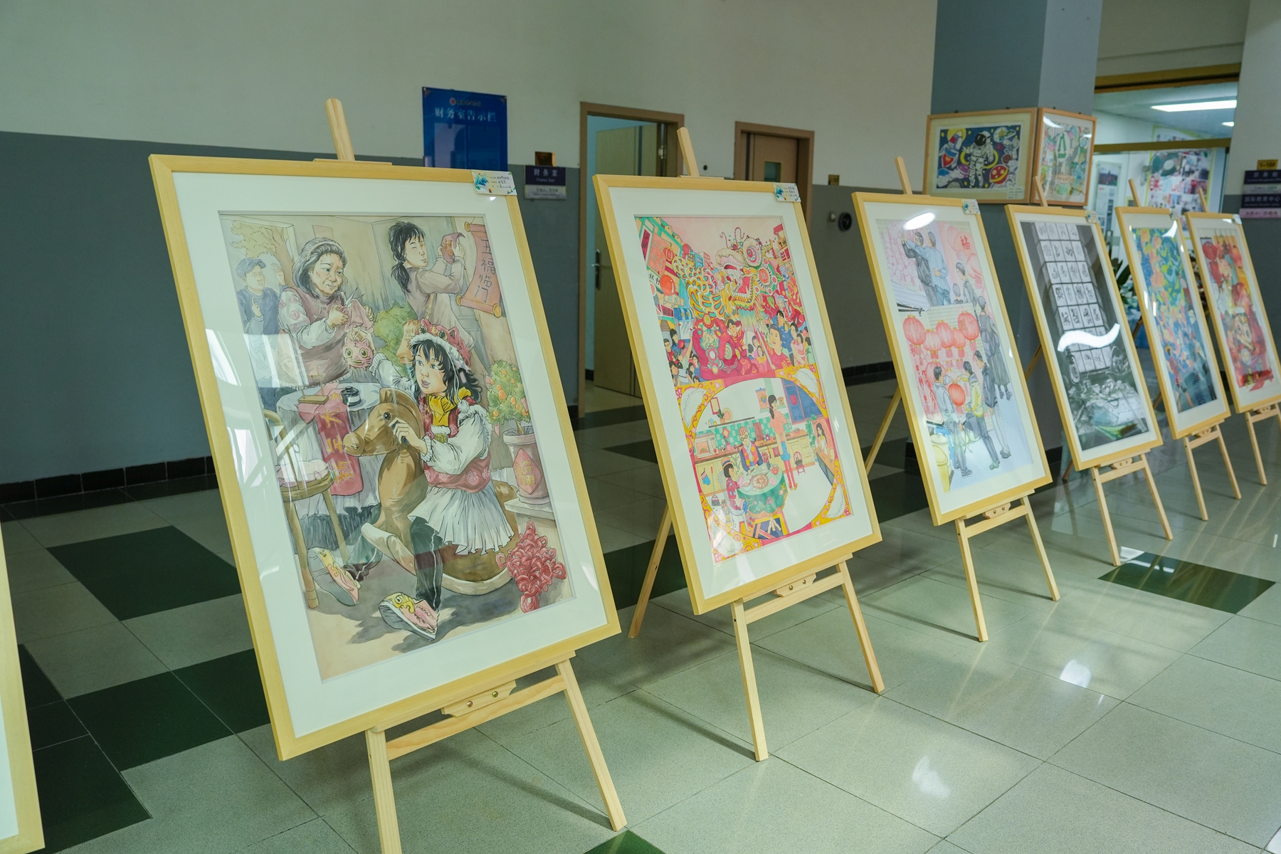 博文•辞旧迎新 | 共赴艺术之约，同迎甲午新春——博文学校迎新艺术展启幕